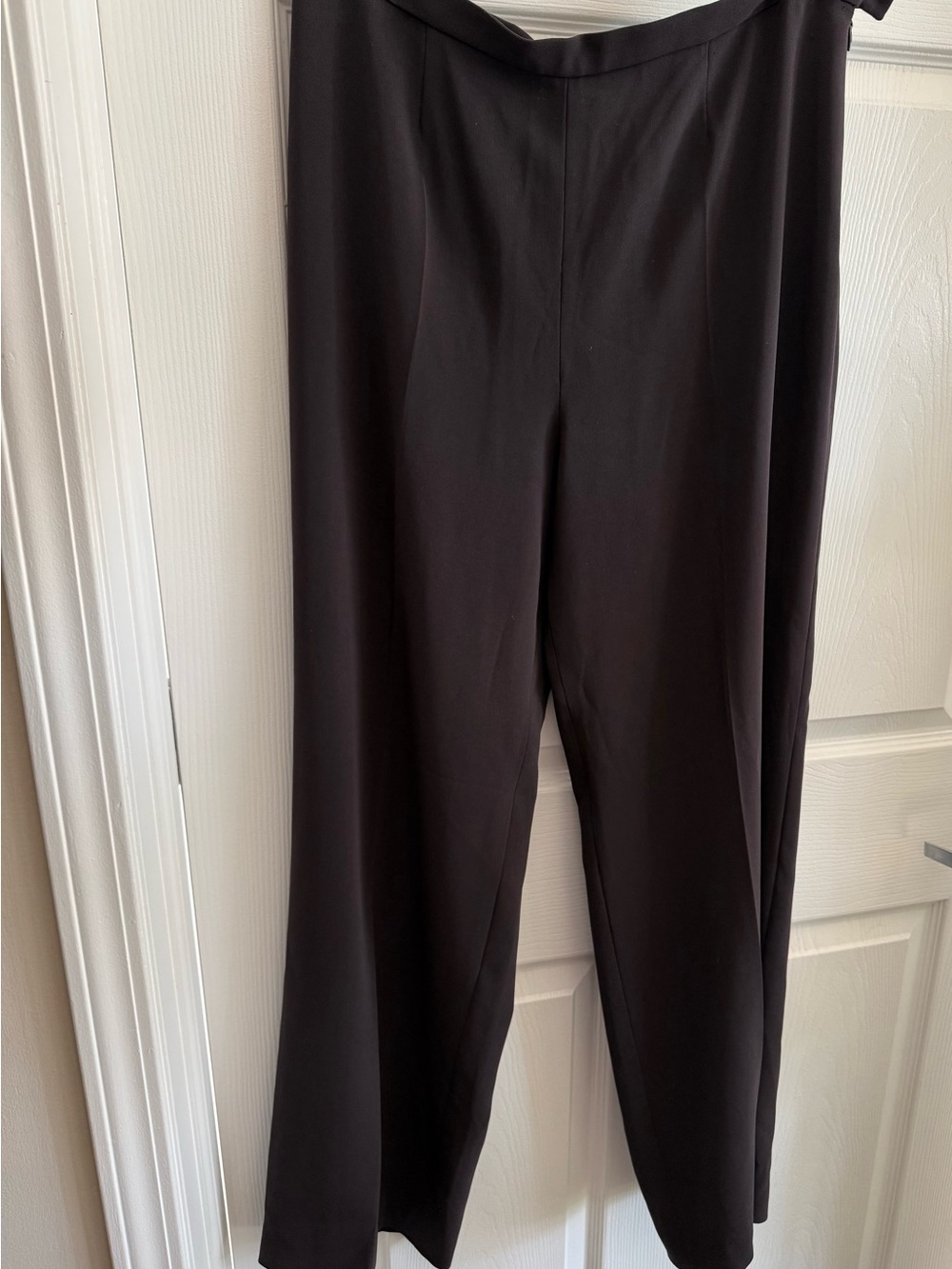 MaxMara Black Wide-Leg Trousers-12